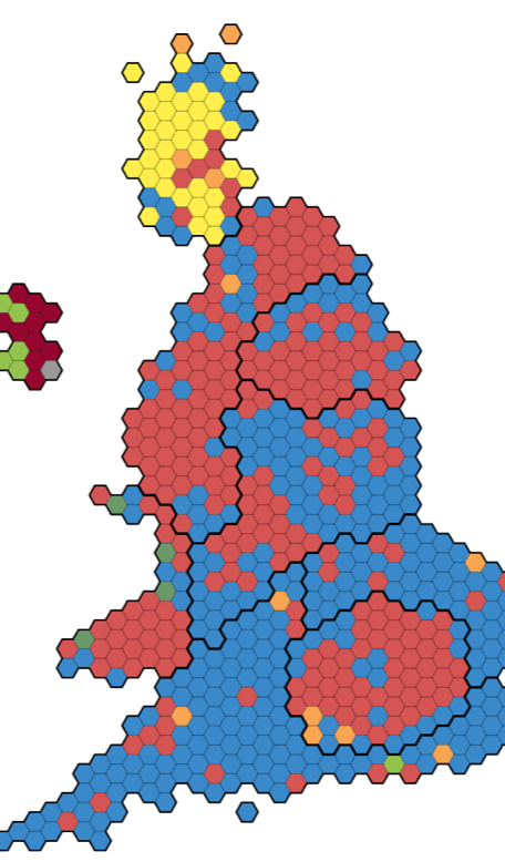 Chart showing How Britain Voted